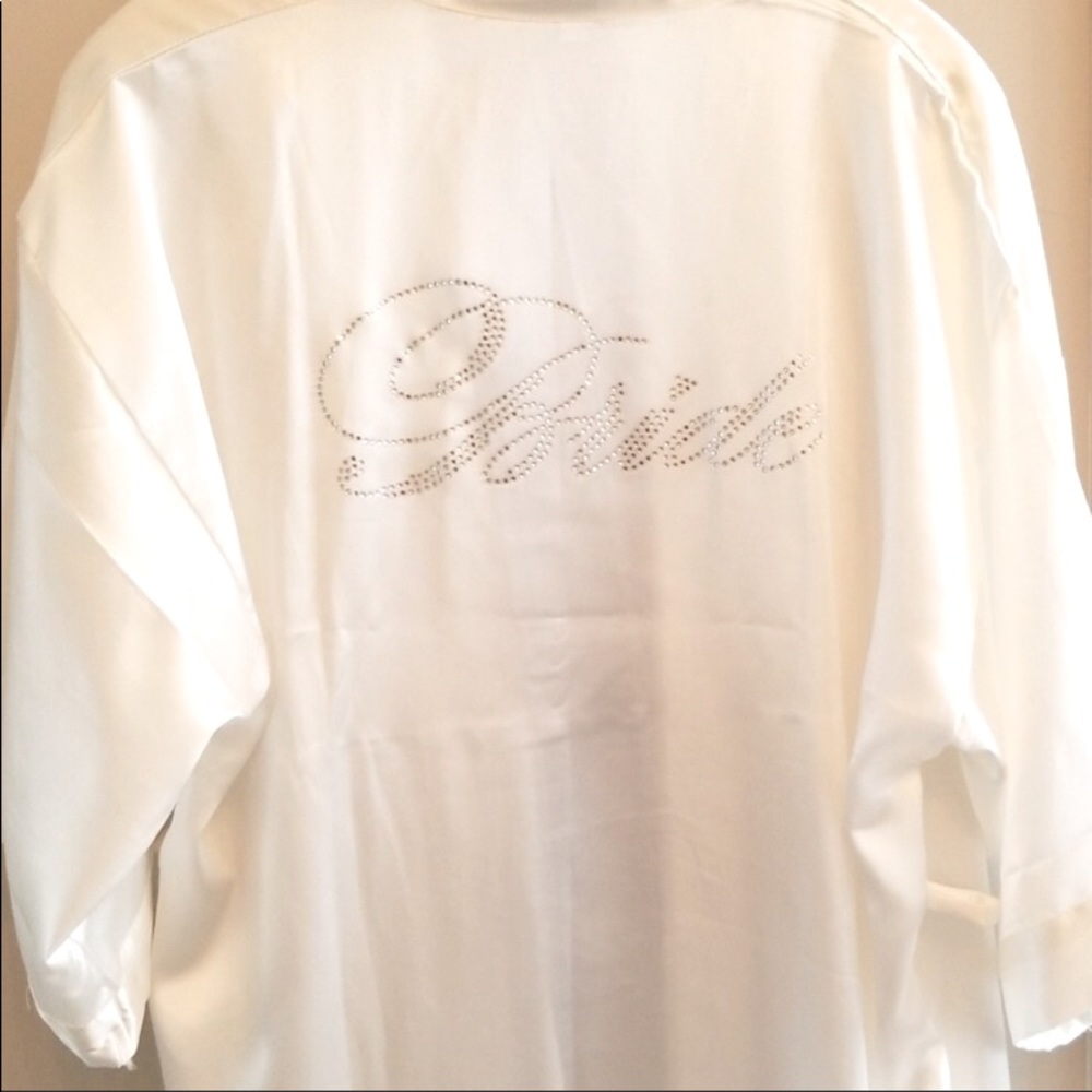 White “Bride” robe